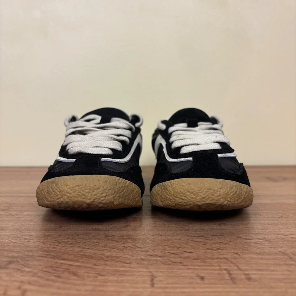 DOLCE VITA Sariya Sneakers In Black Nylon Women Size 6 Suede Casual Comfort